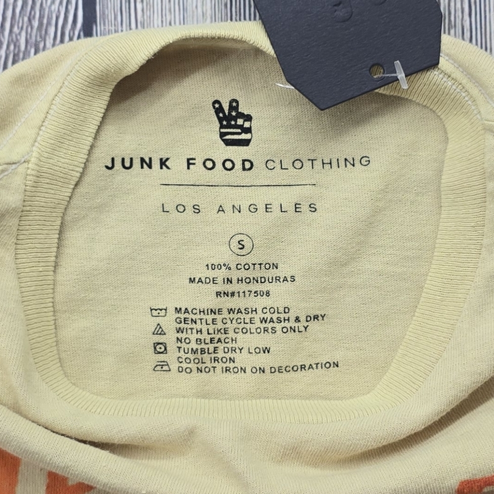 Junk Food NWT Grateful Dead Yellow Printed Tee - Picture 4 of 9